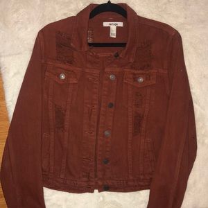 Distressed Jean Jacket